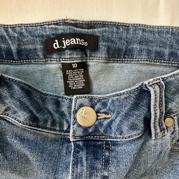 d. jeans Dark Blue Jean Shorts - Picture 4 of 4